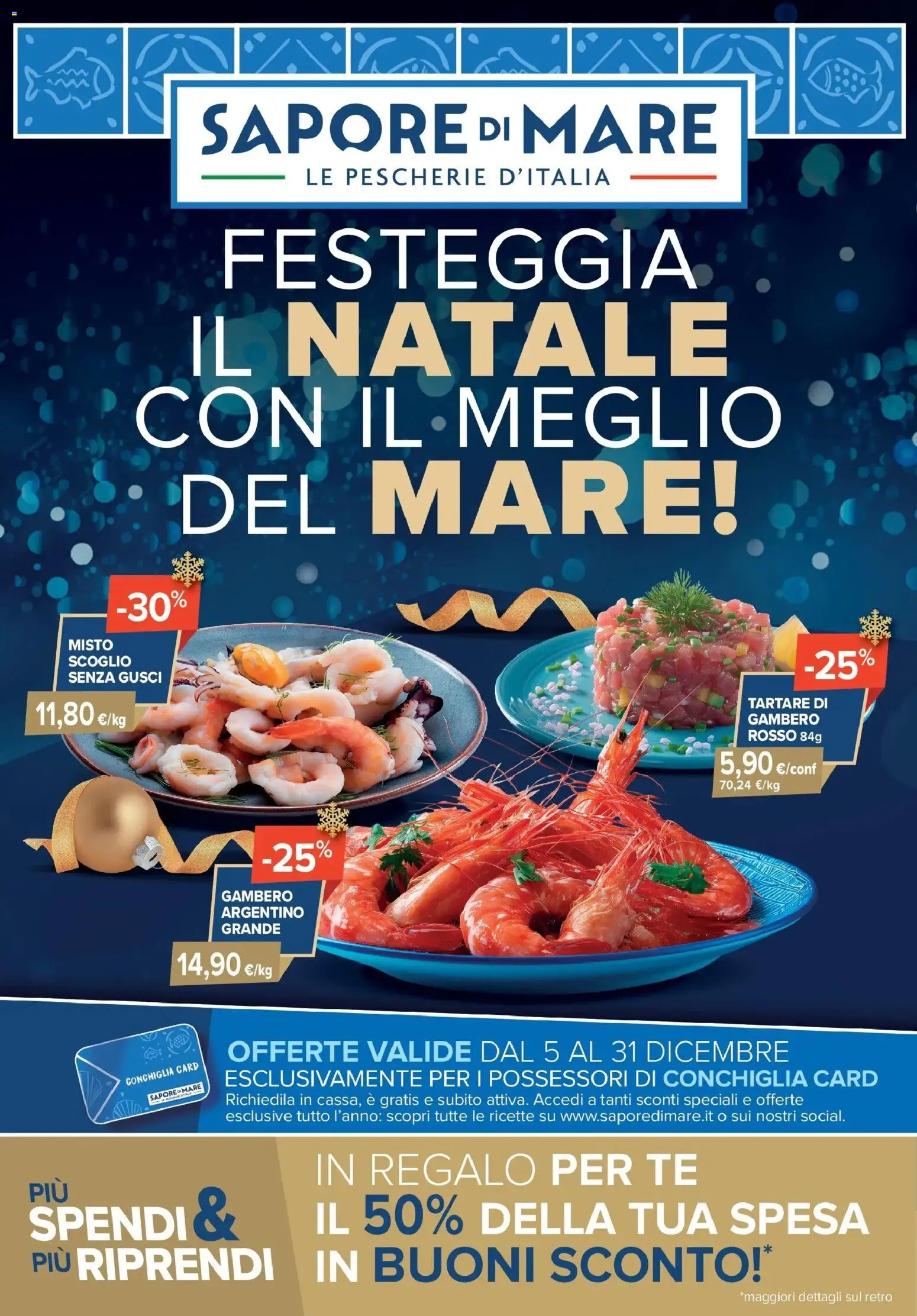 Volantino Sapore di mare	 - pagina 1 - valido dal 05/12/2025