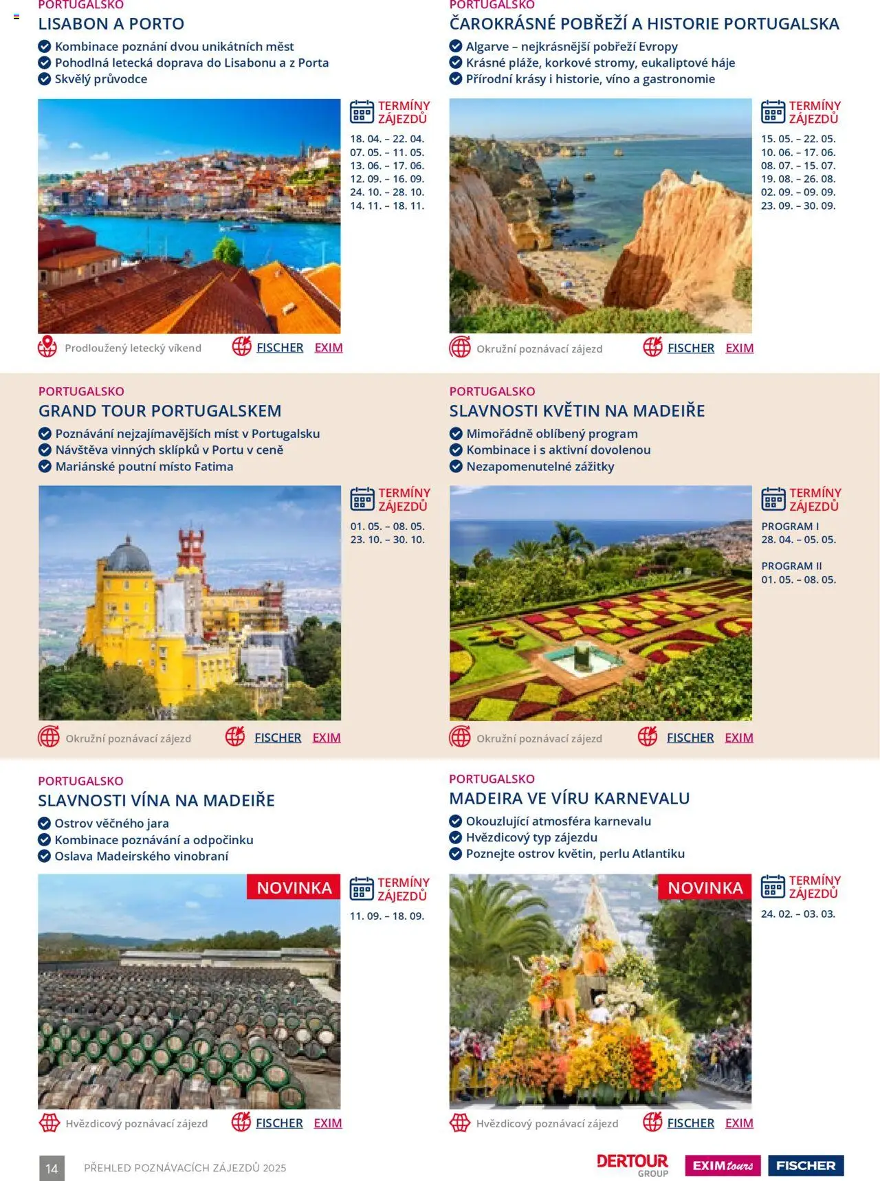 EXIM tours katalog - Poznávací zájezdy - strana 14- platný od 01.01.2025