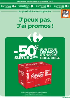 Aperçu Carrefour contact catalogue J'peux pas j'ai promos valable à partir du 04/11/2025