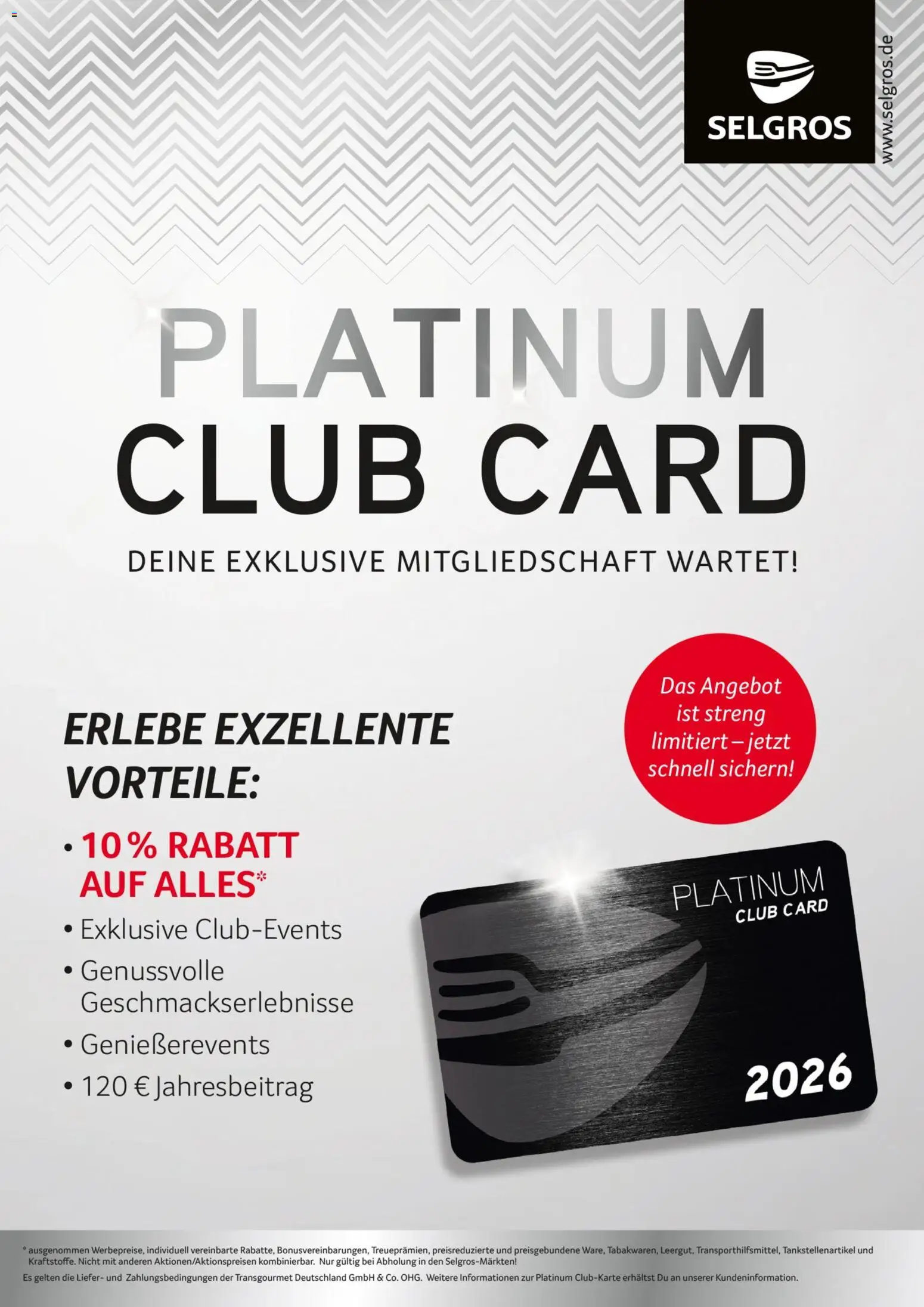 Selgros  Platinum Club - Seite 1 - gültig ab 01.02.2026