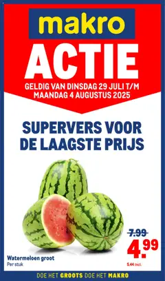 Makro - Versdeals geldig vanaf 29-07-2025