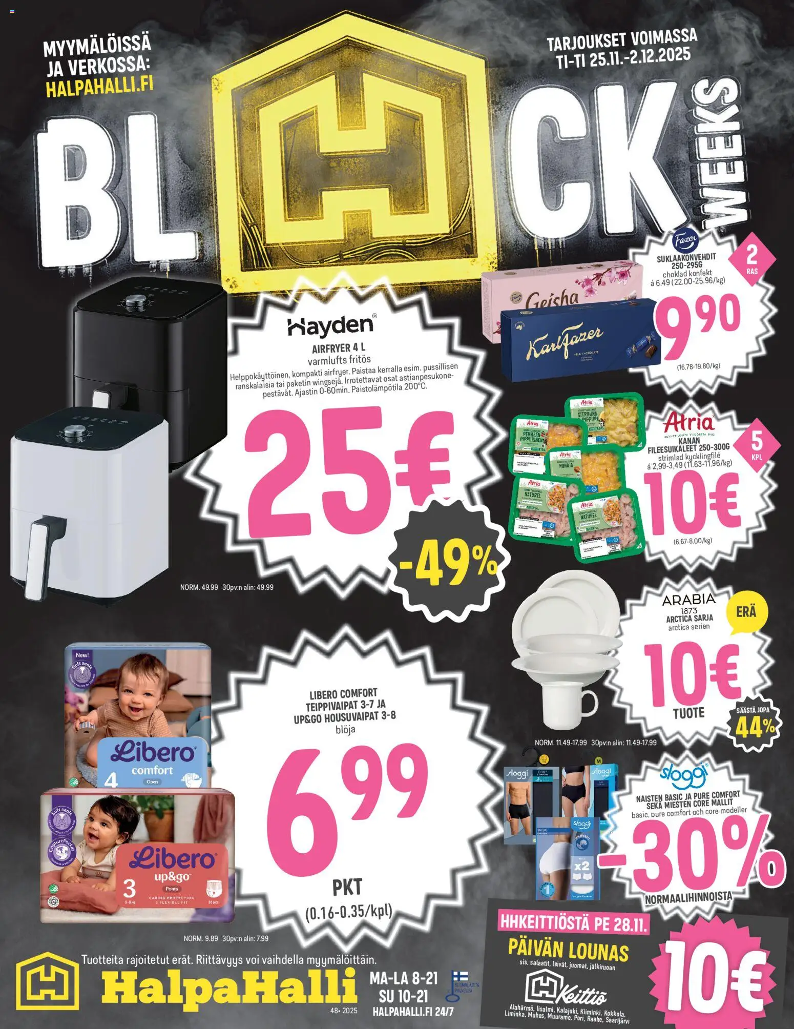 Halpa Halli - Black Friday - sivu 1- voimassa alkaen 25/11/2025