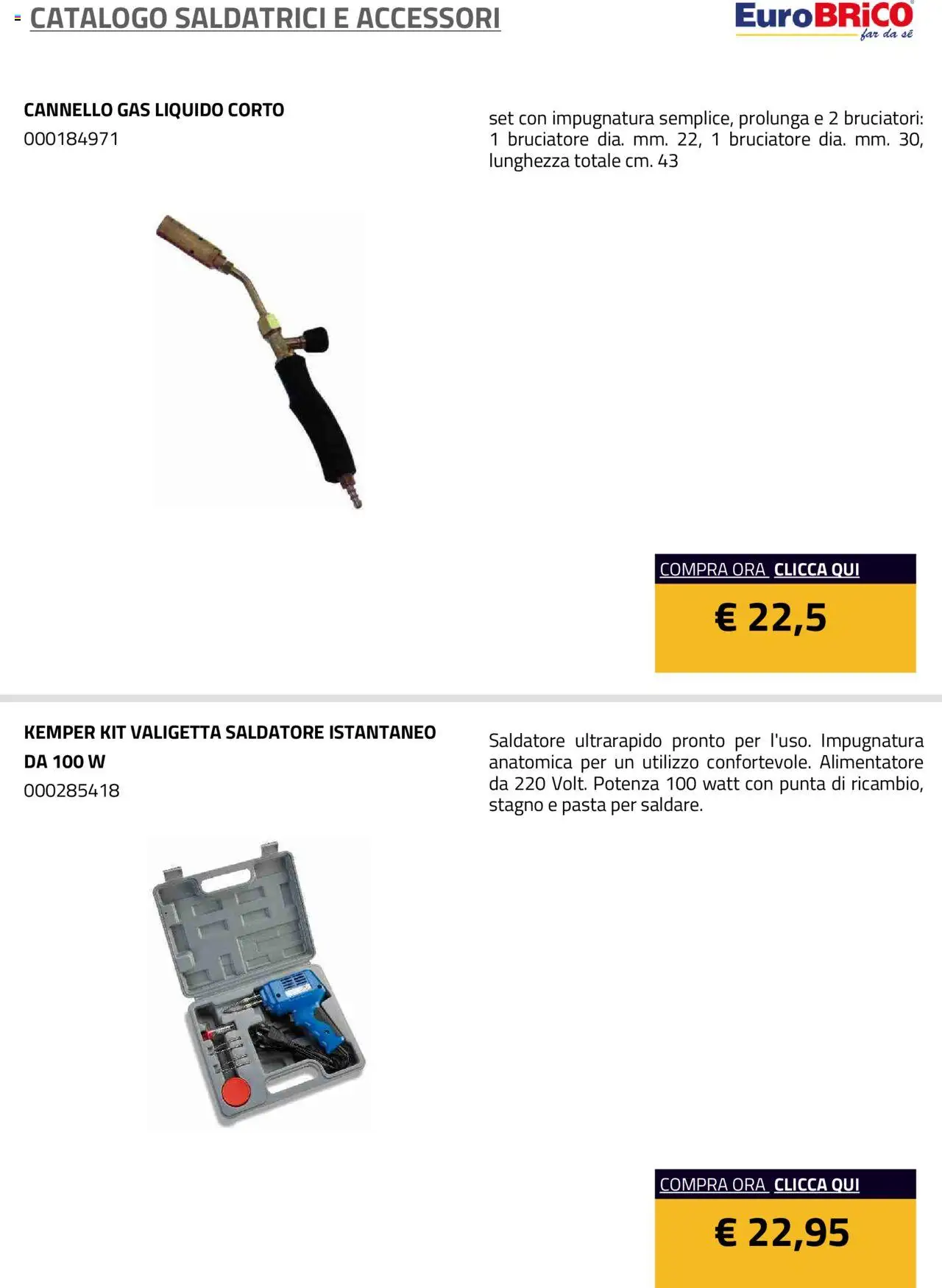 Eurobrico Saldatrici e accessori catalogo - pagina 6 - valido dal 23/07/2025