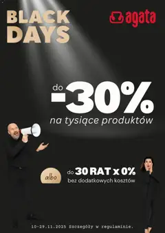 Podgląd Salony Agata Black Friday ważny od 10.11.2025