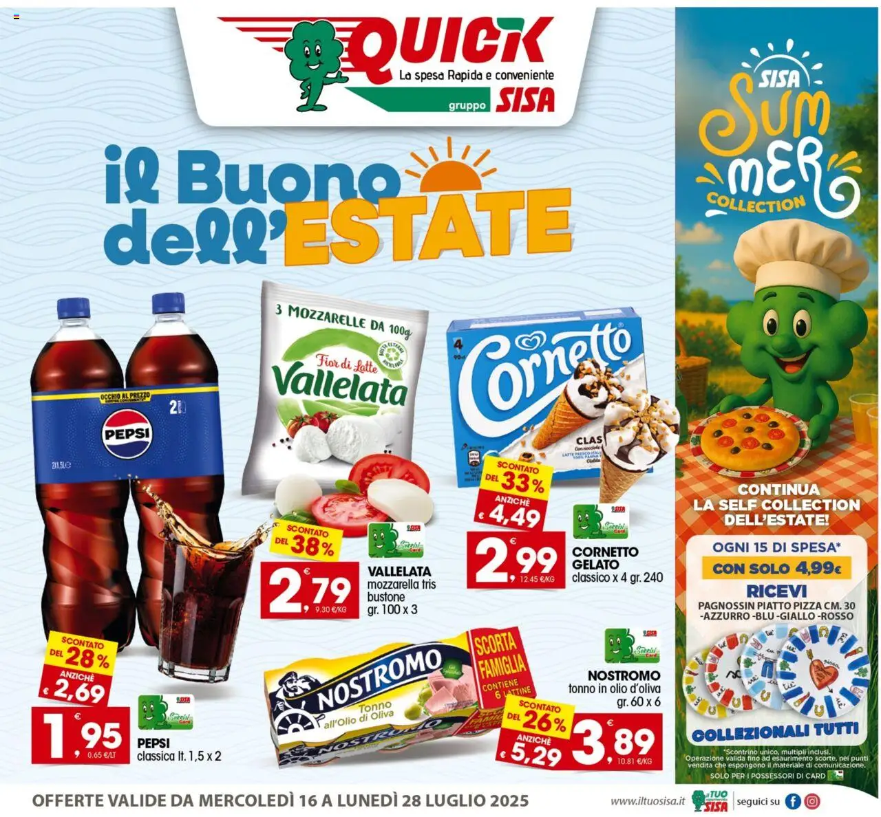 SISA Quick catalogo - pagina 1 - valido dal 16/07/2025
