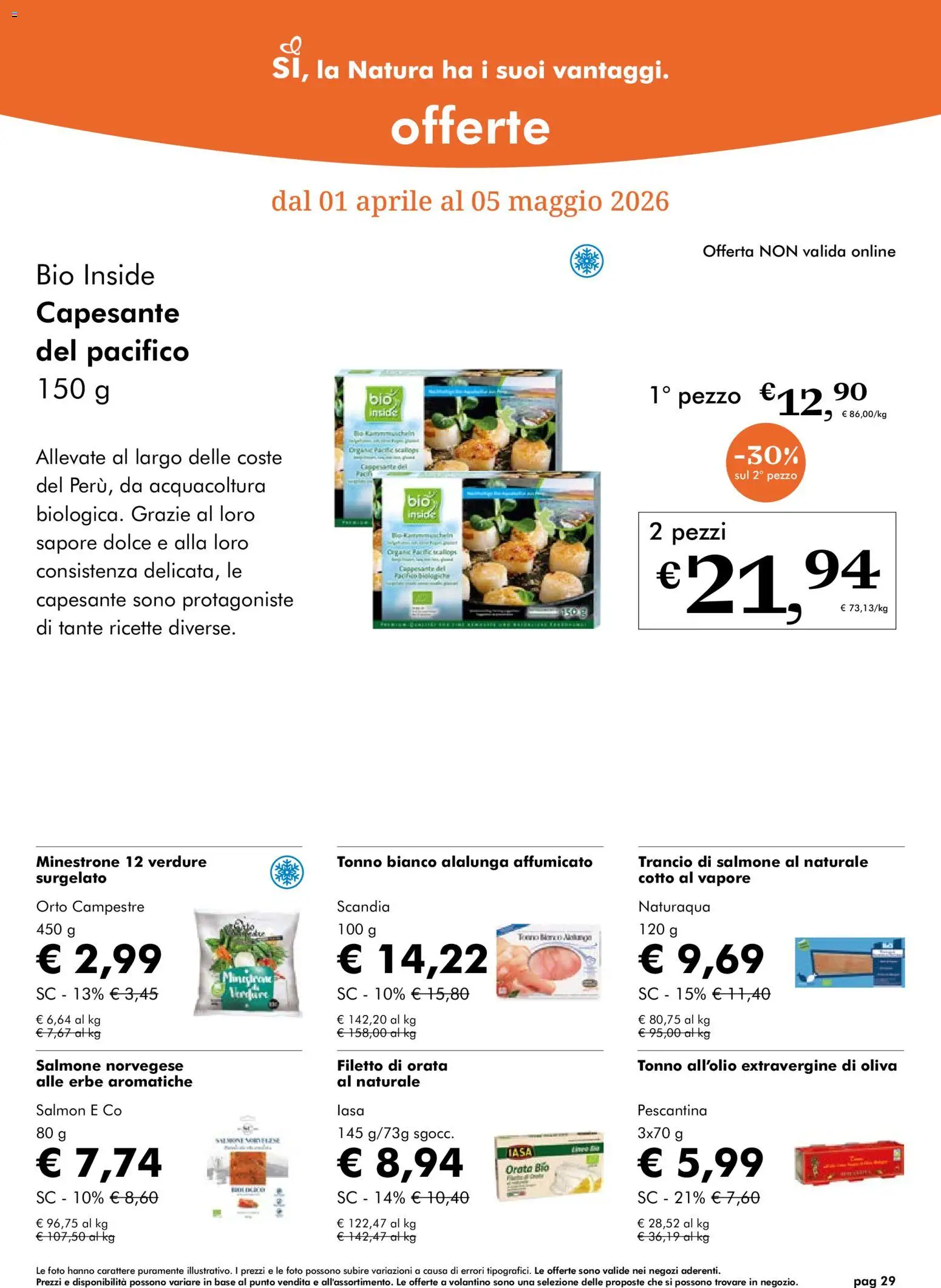 Natura Sì volantino - pagina 29 - valido dal 01/04/2026