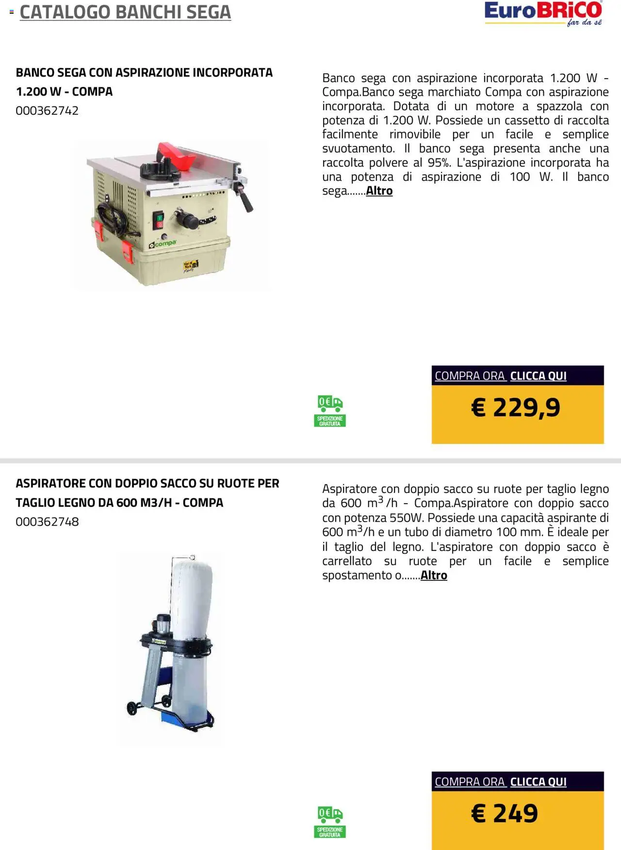 Eurobrico Banchi Sega catalogo - pagina 3 - valido dal 23/07/2025