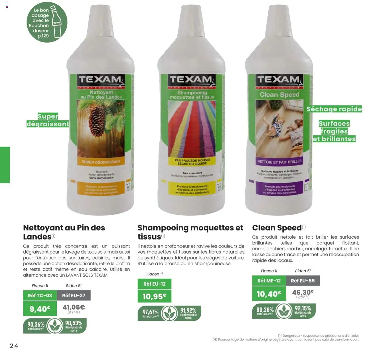Texam catalogue - page 24 - valable à partir du 01/02/2025