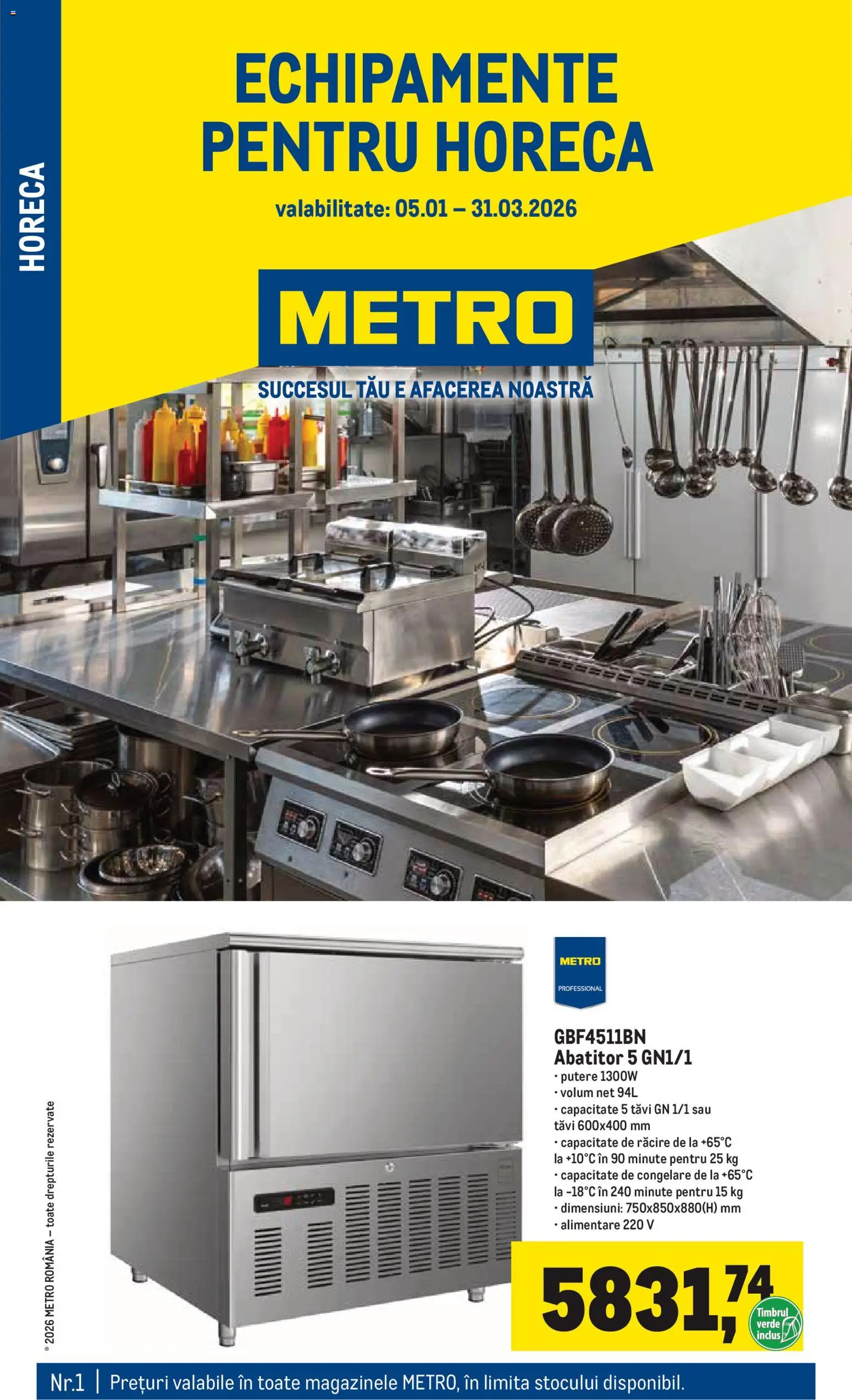 Metro catalog - Soluții Nealimentare pentru HoReCa - pagina 1- valabil de la 05.01.2026