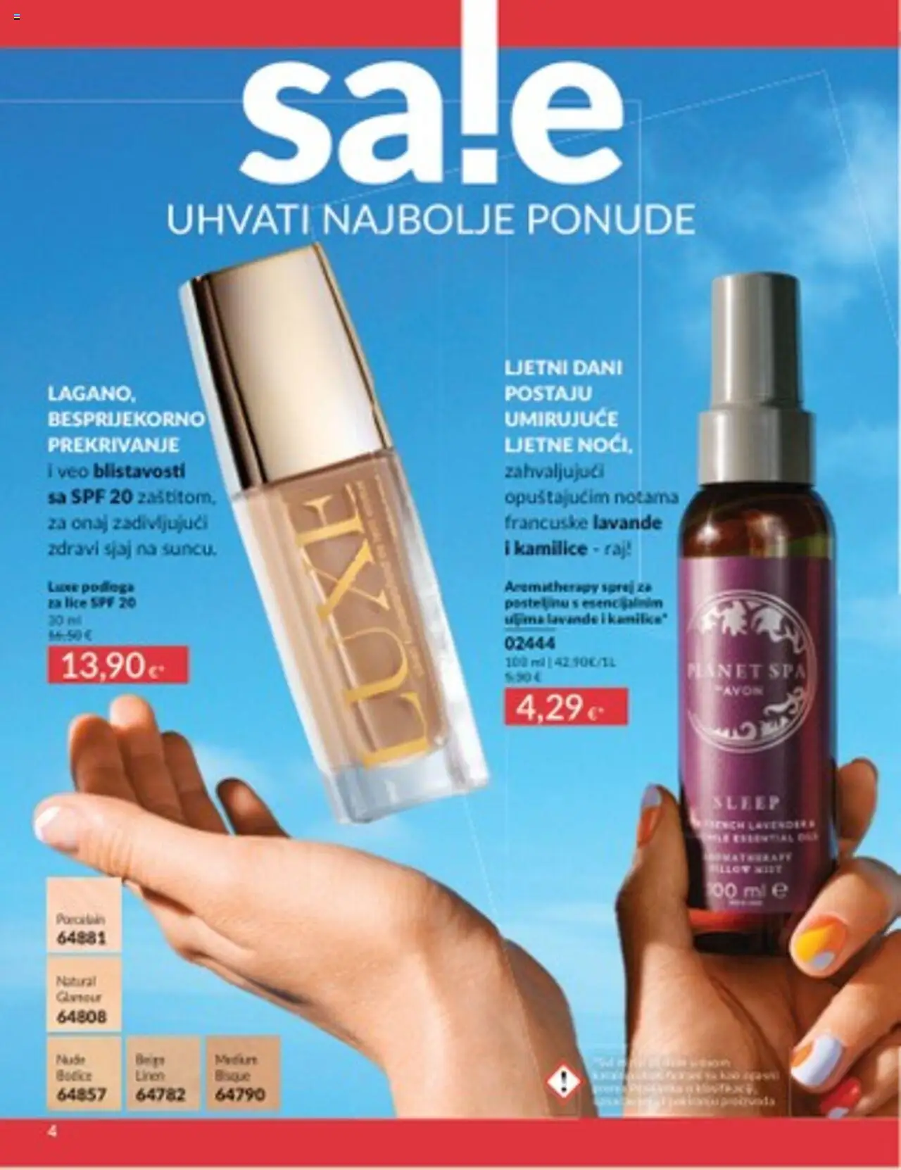Katalog Avon - stranica 4- važeći od 01.07.2025