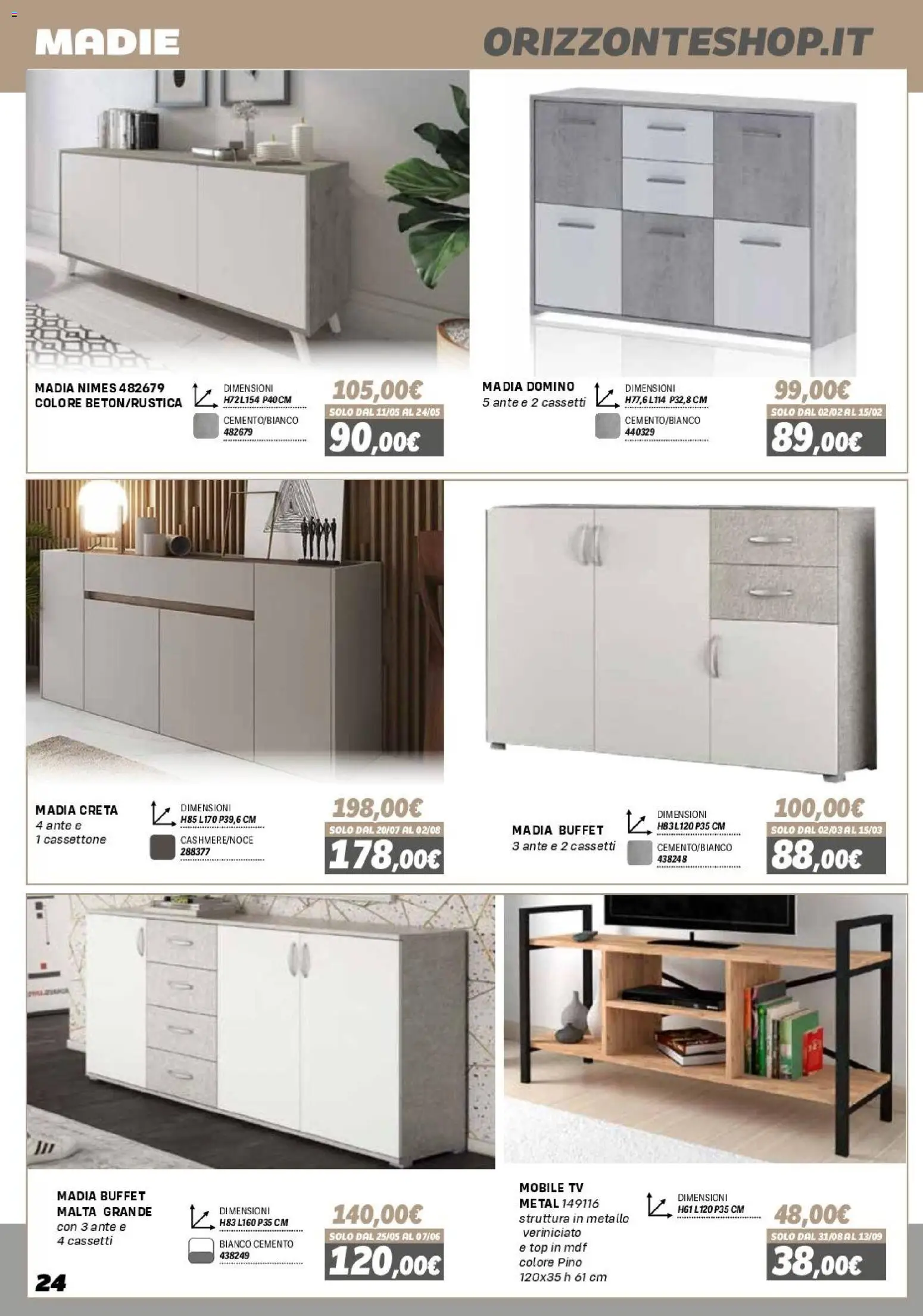 Orizzonte Mobile catalogo - pagina 24 - valido dal 16/01/2026