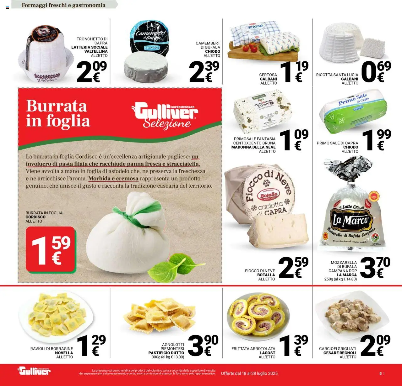 Volantino Gulliver	 - pagina 5 - valido dal 18/07/2025