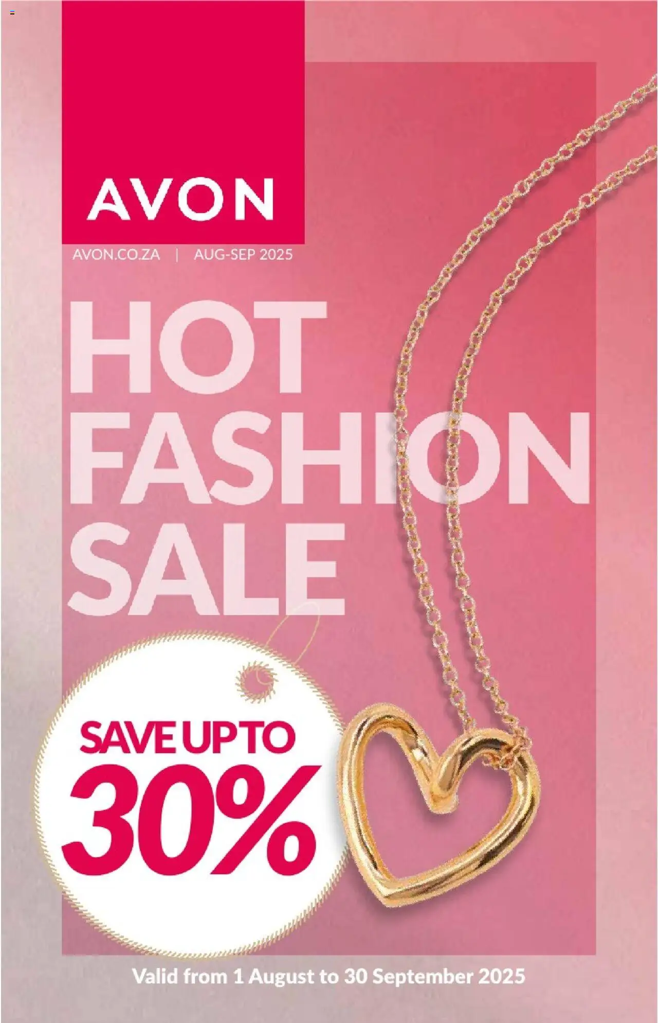 Avon - Hot Fashion Sale - page 1- valid from 01/08/2025