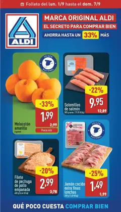 Vista previa del folleto Aldi folleto Baleares válido desde 01/09/2025