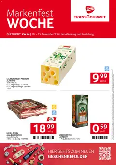 Vorschau Transgourmet  Markenfestwoche gültig ab 10.11.2025