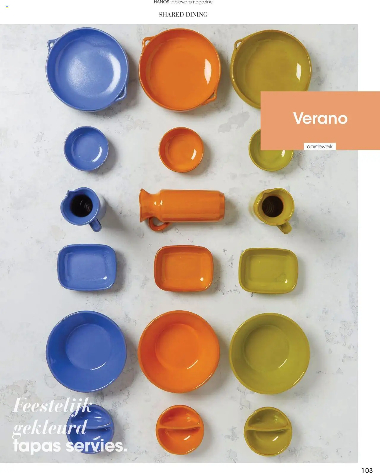 Hanos - Tableware magazine 2025-2026 - page 103- valid from 01-09-2025