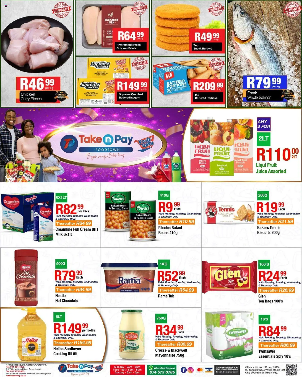 Take n Pay Specials - page 1- valid from 28/07/2025