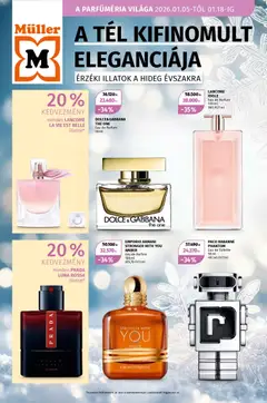 Előnézet Müller - A parfüméria világa érvényes 2026.01.05.-tól