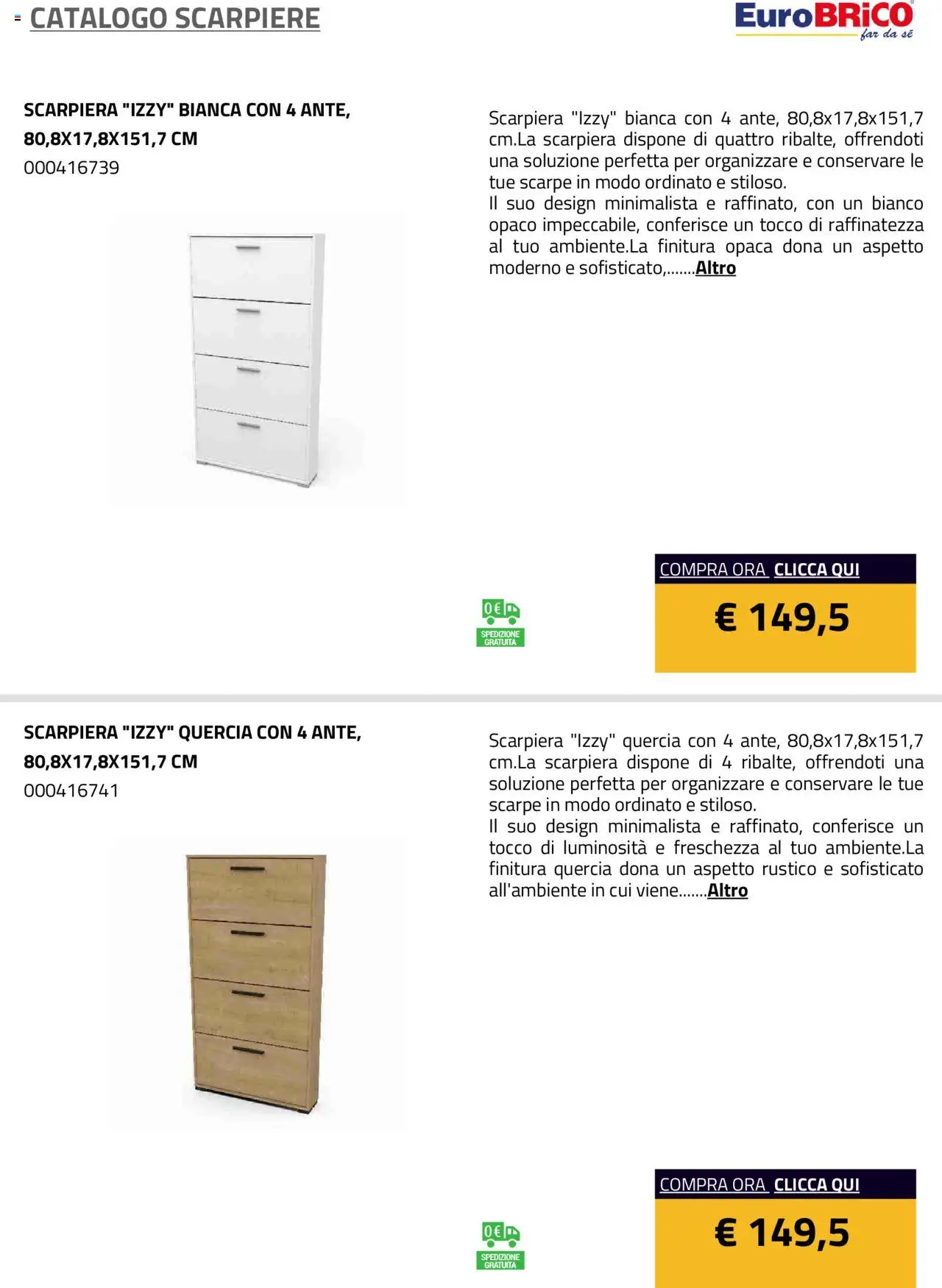 Eurobrico Scarpiere catalogo - pagina 44 - valido dal 23/07/2025