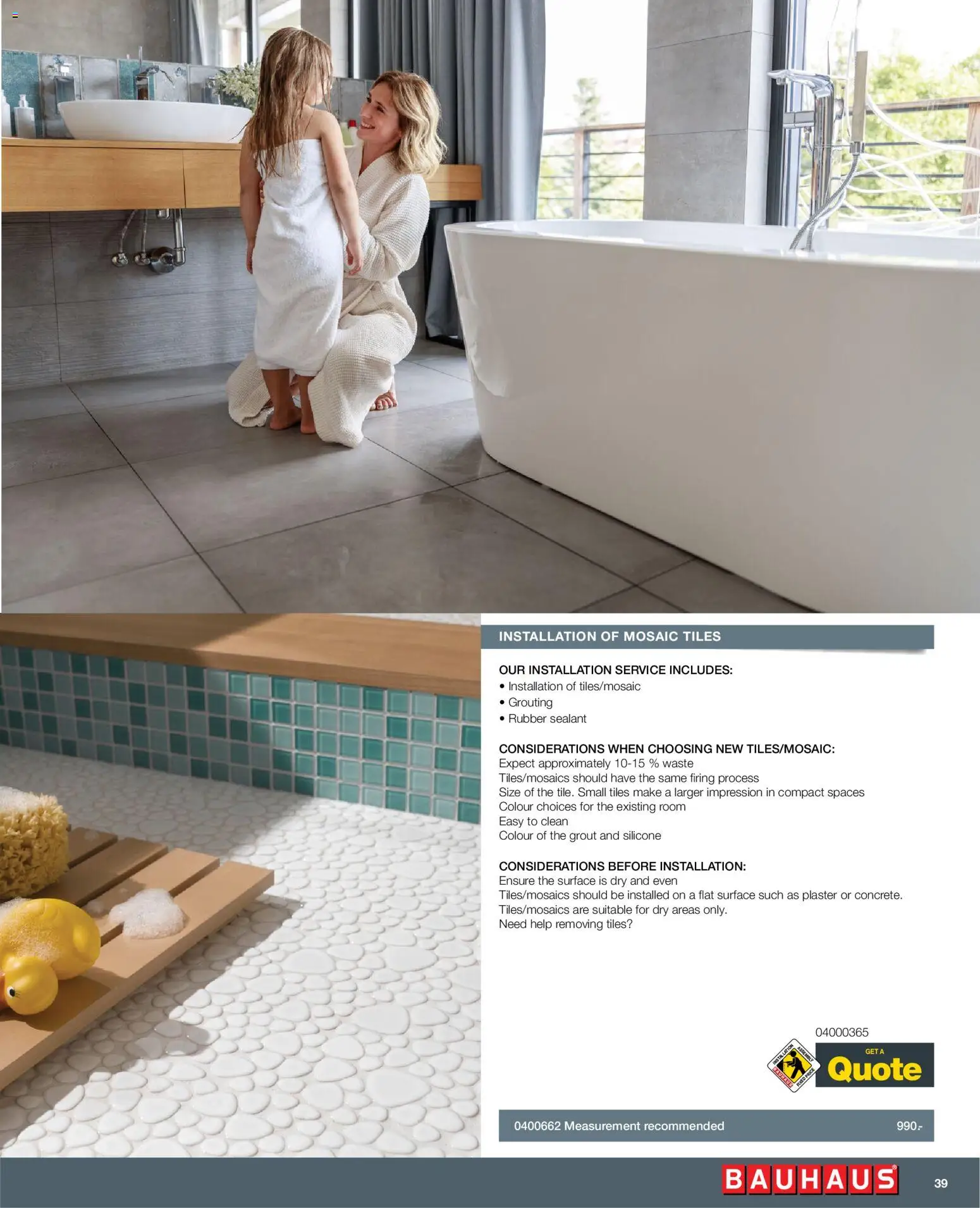 Bauhaus - Installation Service - ENGLISH - page 39- valid from 01/01/2026