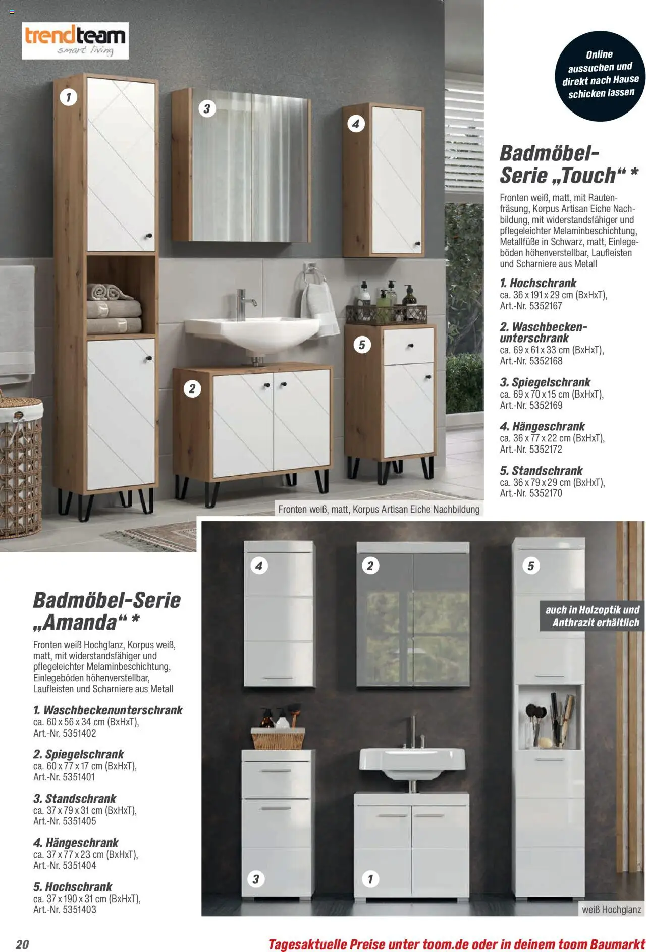 Toom Baumarkt Bad & Sanitär  - Seite 20 - gültig ab 01.09.2025