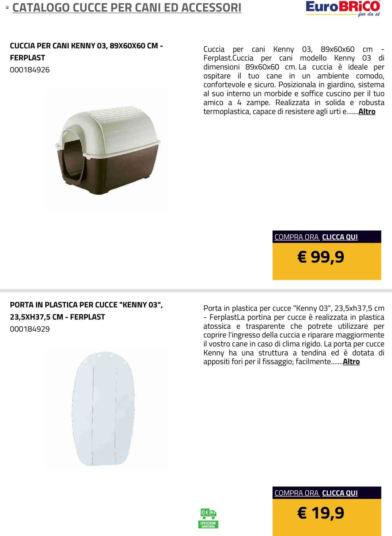 Eurobrico Cucce catalogo - pagina 13 - valido dal 15/07/2025