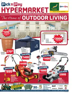 Preview Pick n Pay - Hypermarket Outdoor Specials valid from 20/10/2025