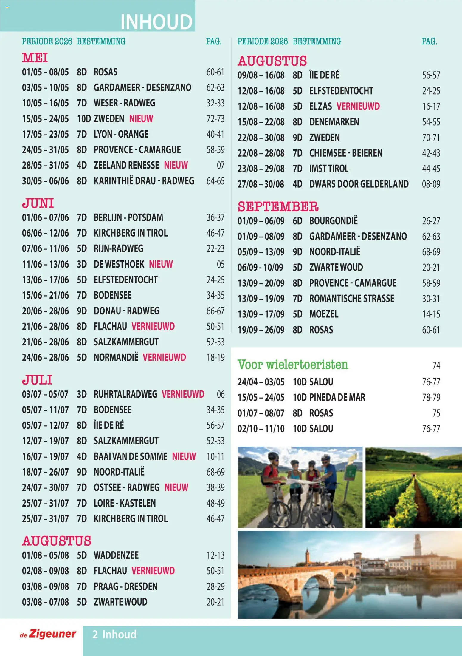 De Zigeuner folder - page 2- valid from 17/11/2025