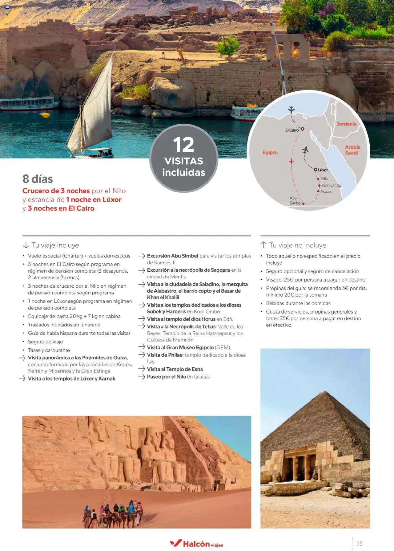 Halcón Viajes Egipto - Página de 73 - Válido desde 01/07/2025