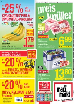 Vorschau Maximarkt Flugblatt gültig ab 29.09.2025