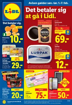 Forhåndsvisning Lidl - Tilbudsavis gyldig fra 01/02/2026