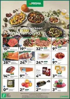 Esikatselu Prisma tarjoukset voimassa alkaen 29/10/2025