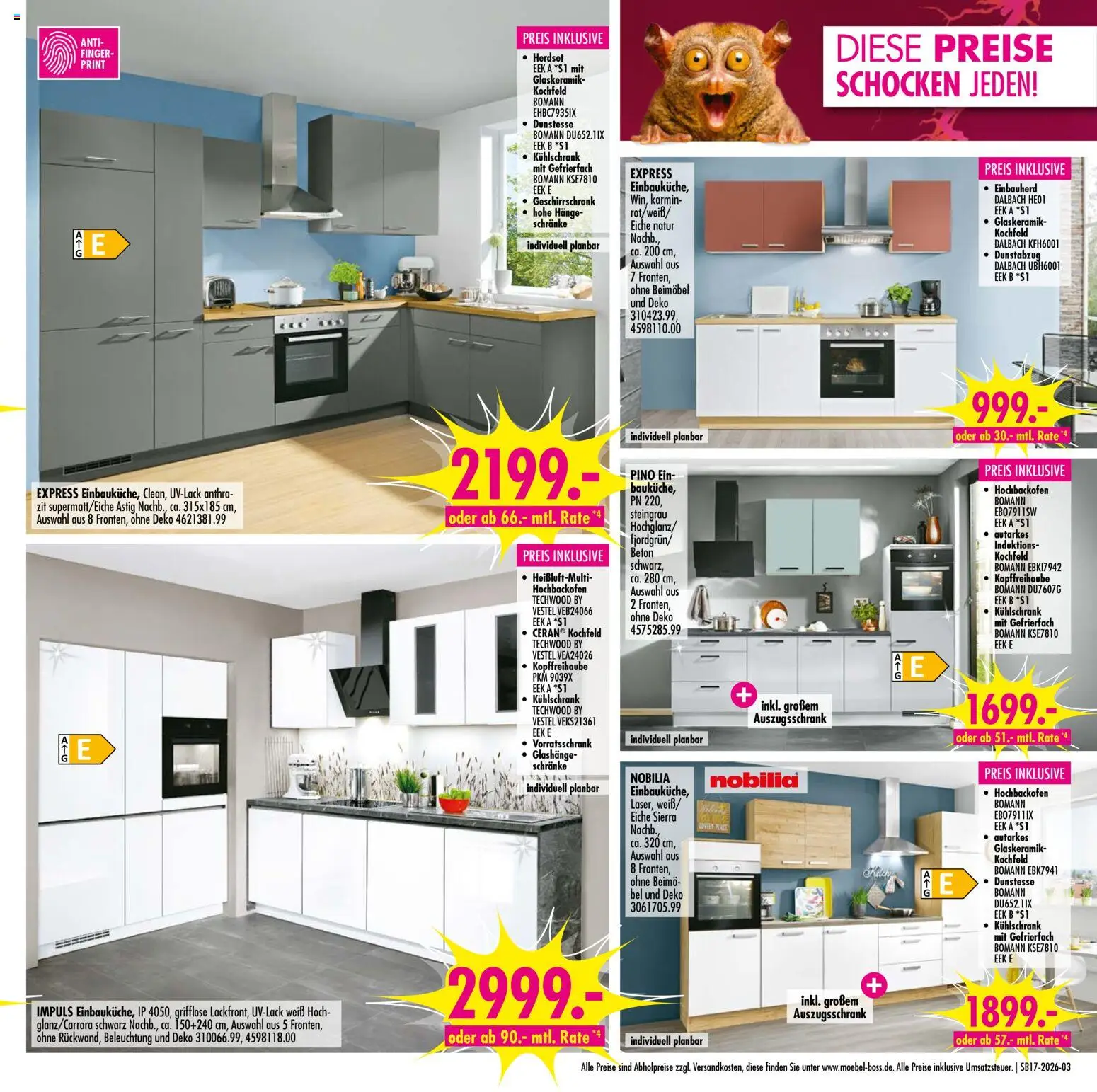 SB Möbel Boss Prospekt 	 - Seite 3 - gültig ab 18.04.2026
