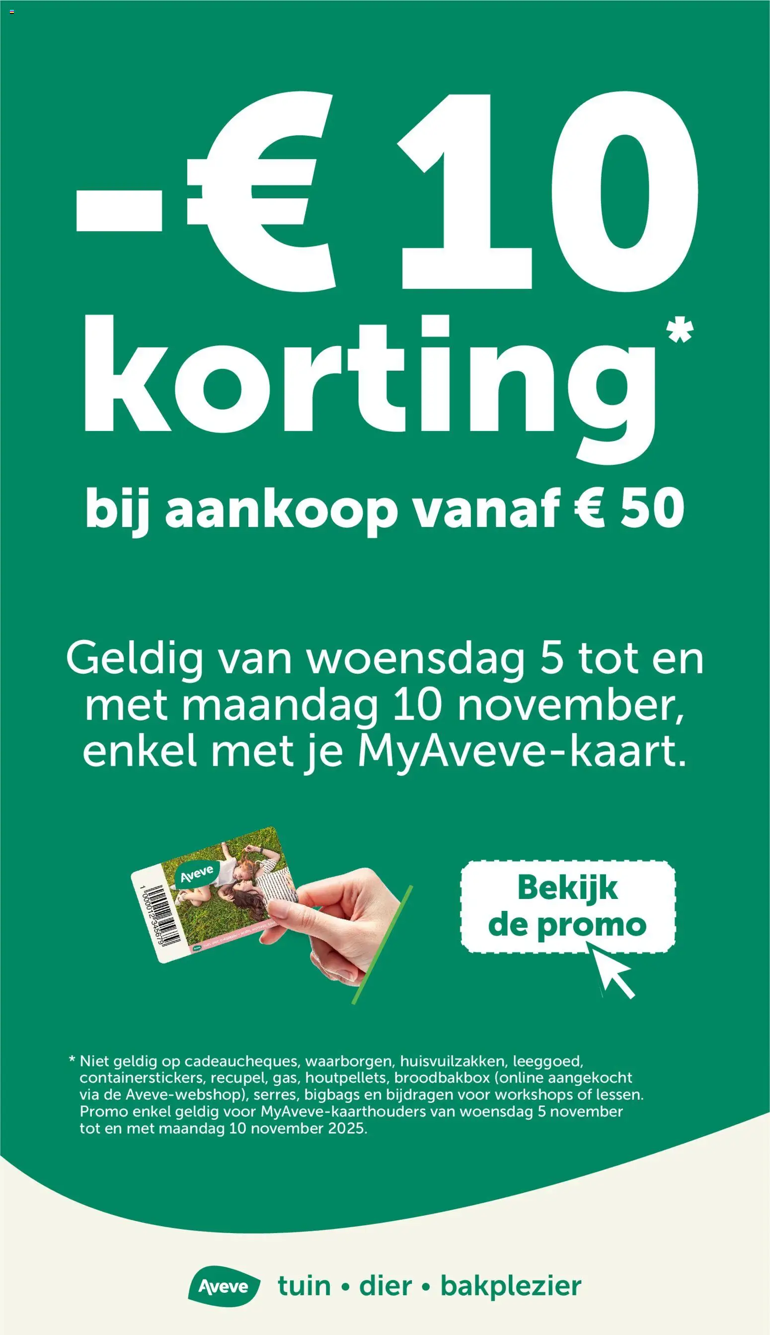 Aveve folder - pagina 1- geldig vanaf 05/11/2025