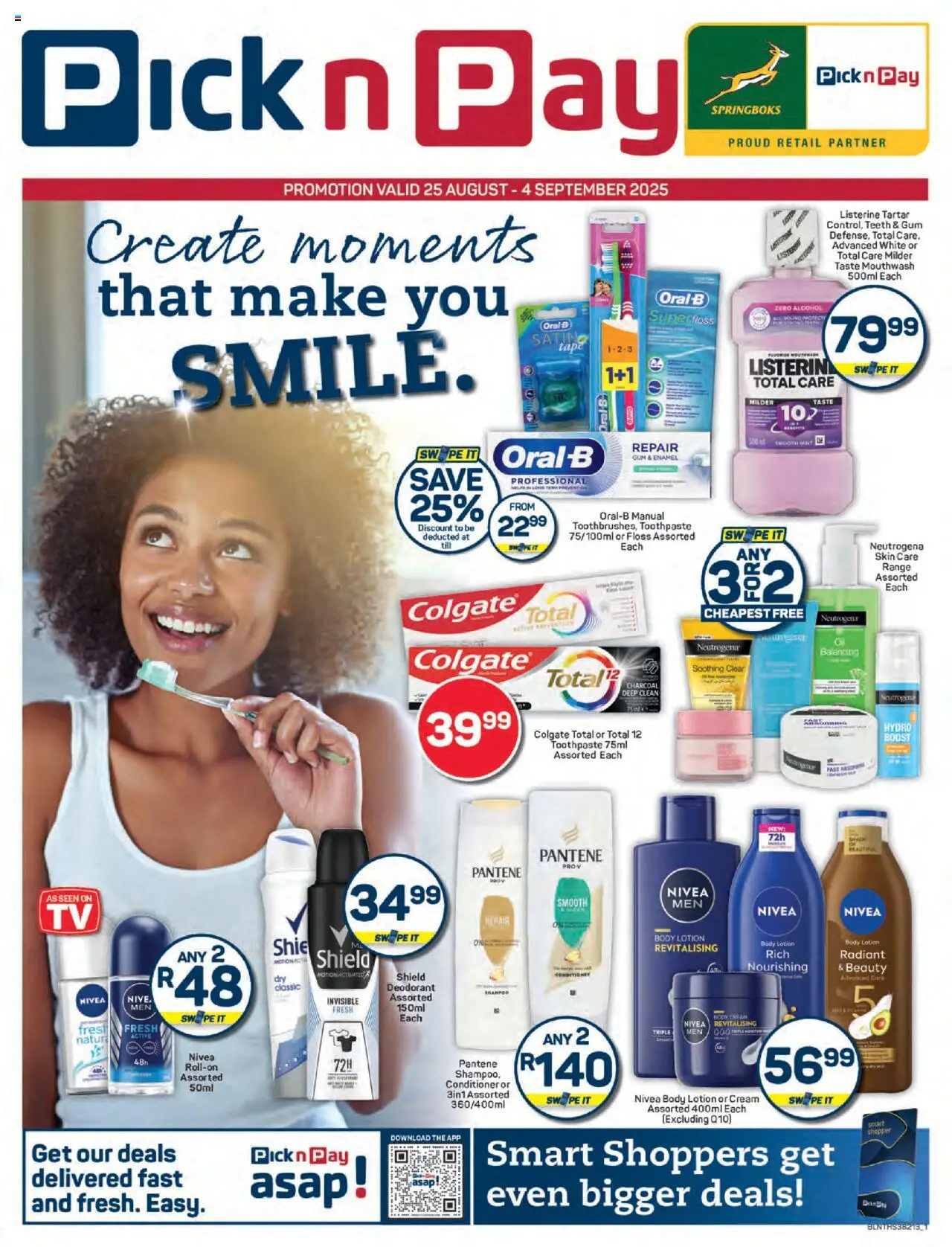 Pick n Pay - Health & Beauty Specials - page 1- valid from 25/08/2025