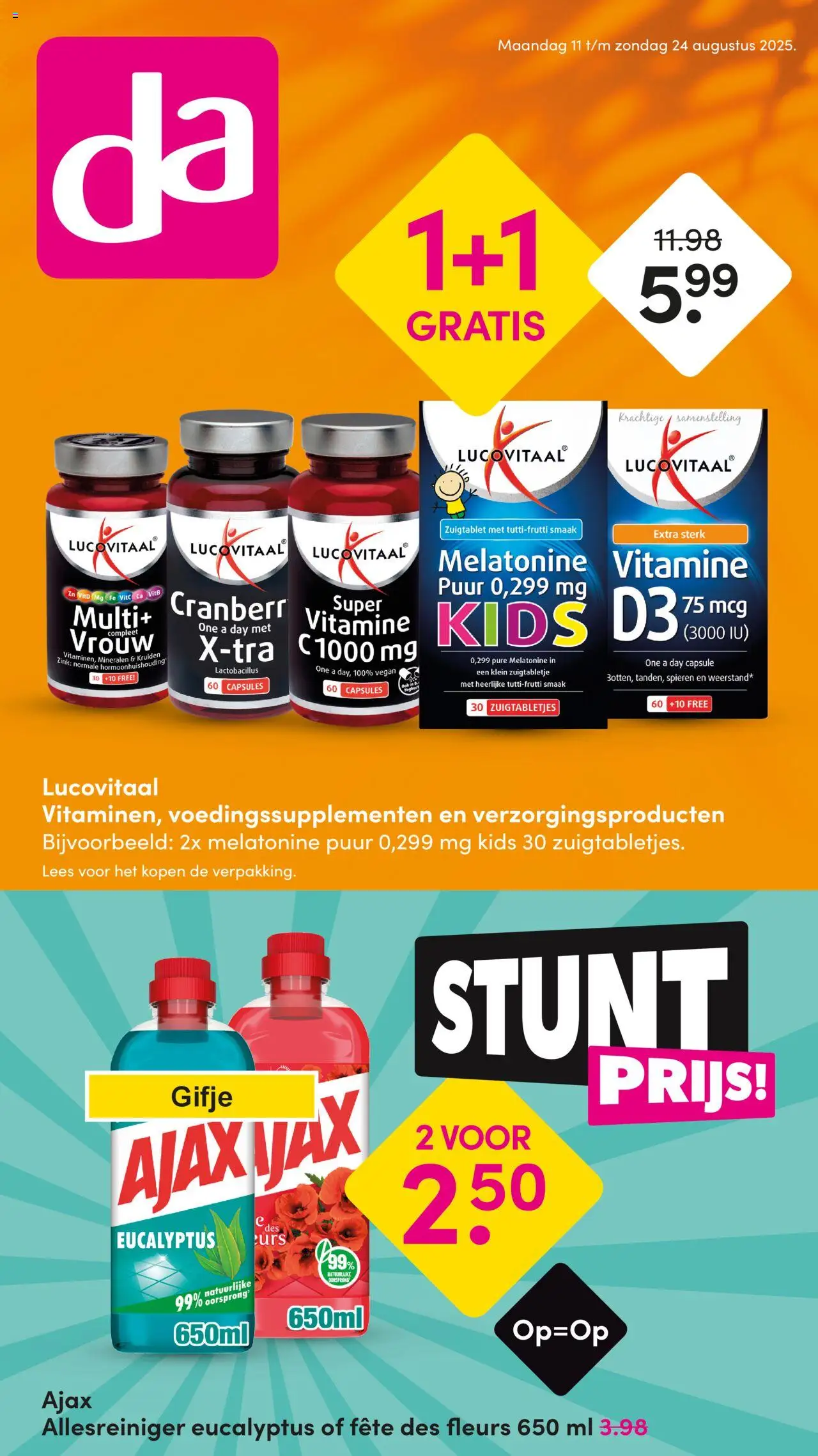 Da - Folder - pagina 1- geldig vanaf 11-08-2025