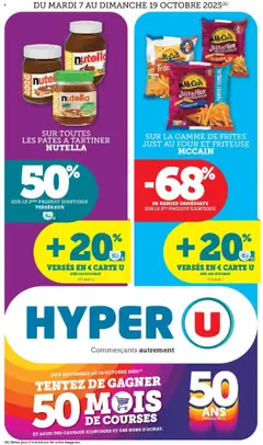 Aperçu Hyper U catalogue valable à partir du 07/10/2025