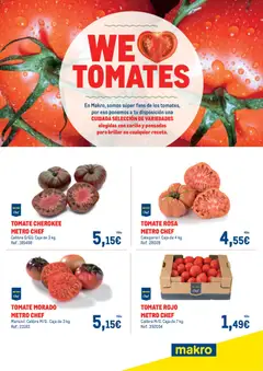 Vista previa del folleto Makro - Especial Tomates Levante válido desde 27/10/2025