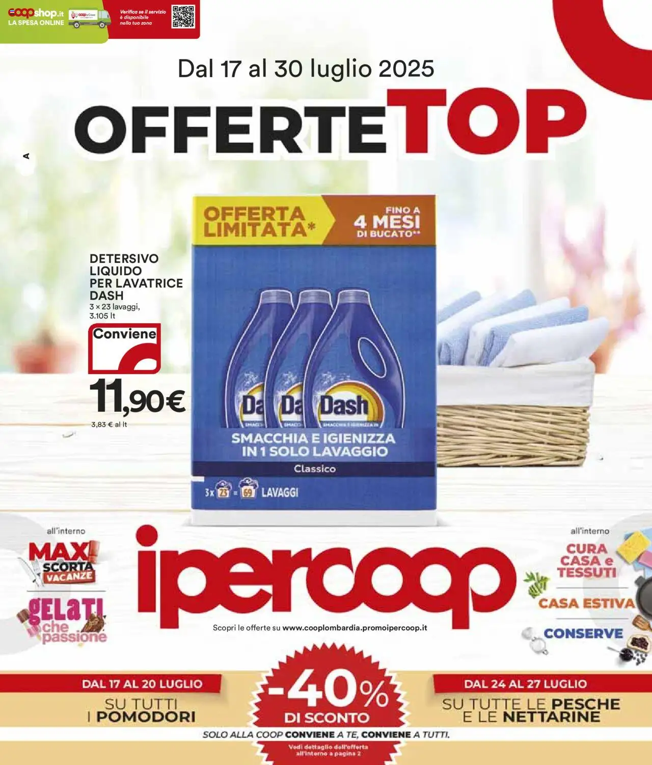 Volantino Ipercoop	 - pagina 1 - valido dal 17/07/2025