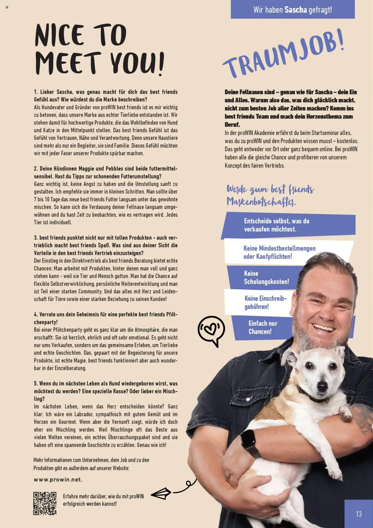 Katalog ProWin Best Friends Juli 2025/Juni 2026 - Seite 13 - gültig ab 01.07.2025
