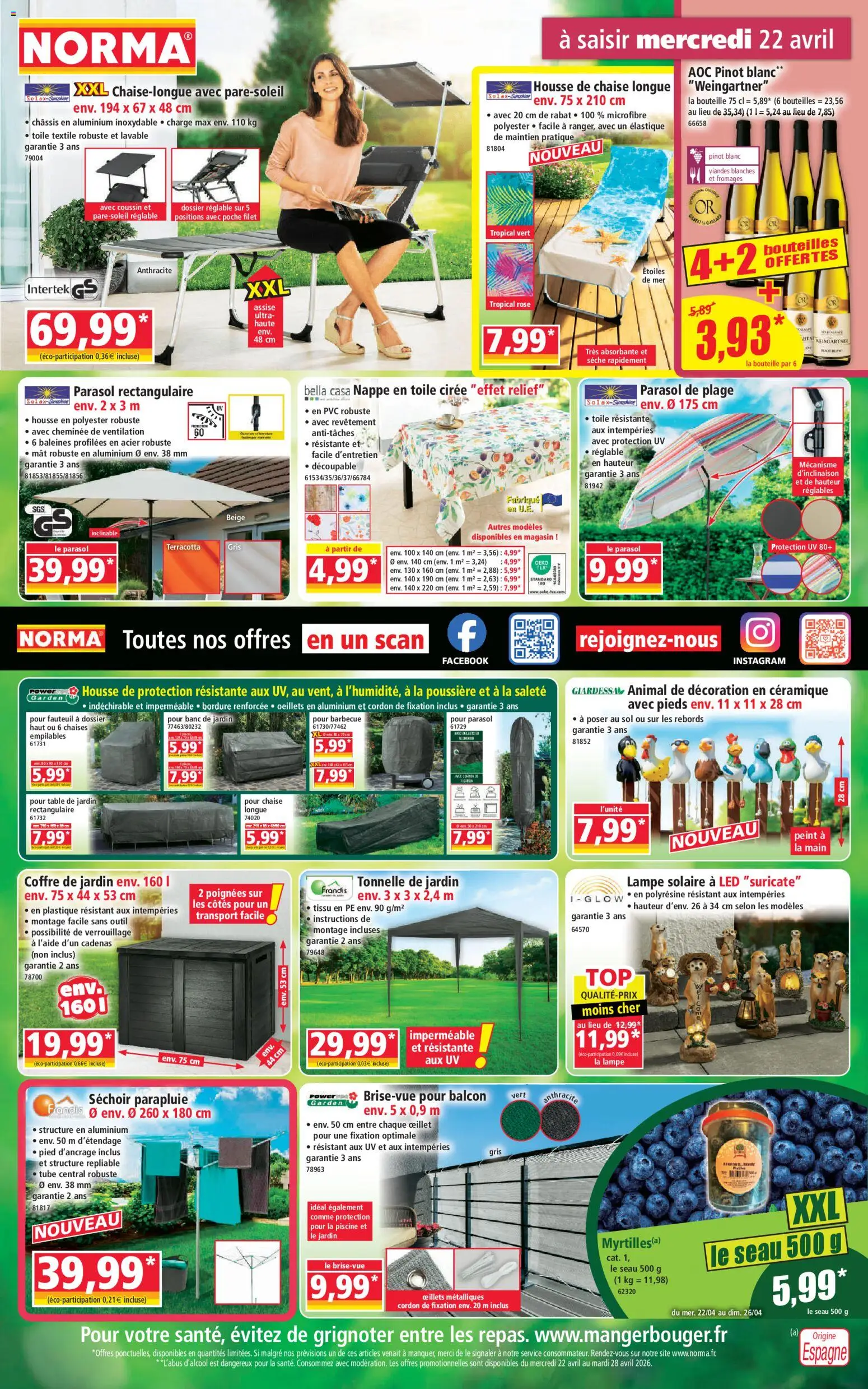 Norma catalogue - page 1 - valable à partir du 22/04/2026