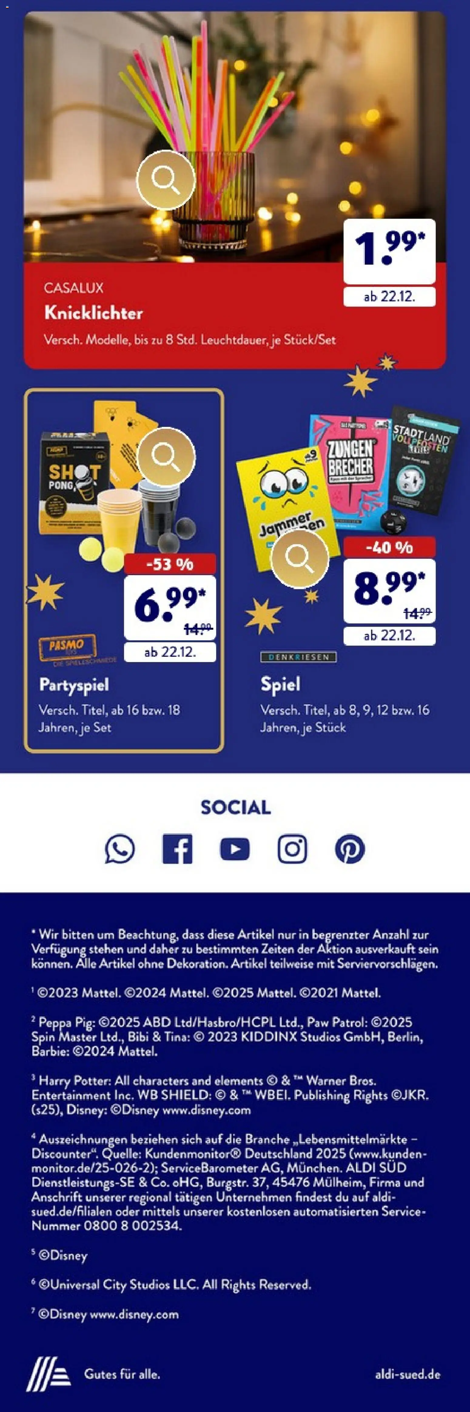 Aldi Süd - Weihnachtsbroschüre Dezember 2025 - Seite 11 - gültig ab 01.12.2025