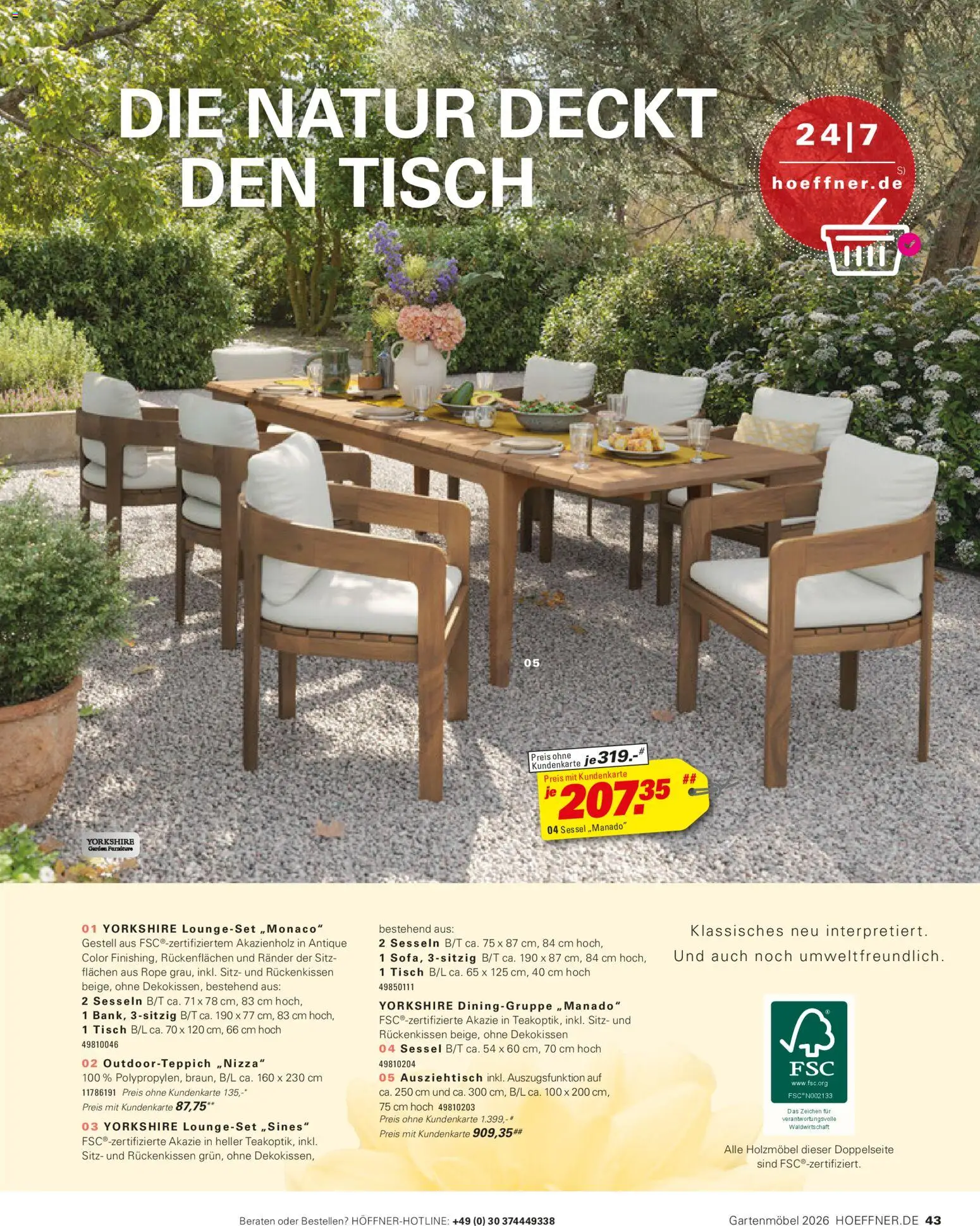 Höffner Prospekt Gartenmöbel - Seite 43 - gültig ab 27.03.2026