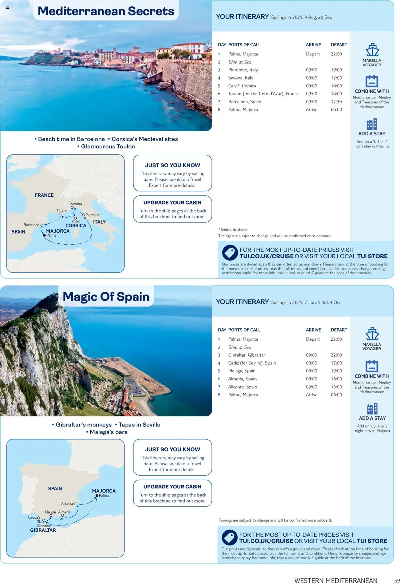 TUI - Marella Cruises - page 59- valid from 01/11/2024