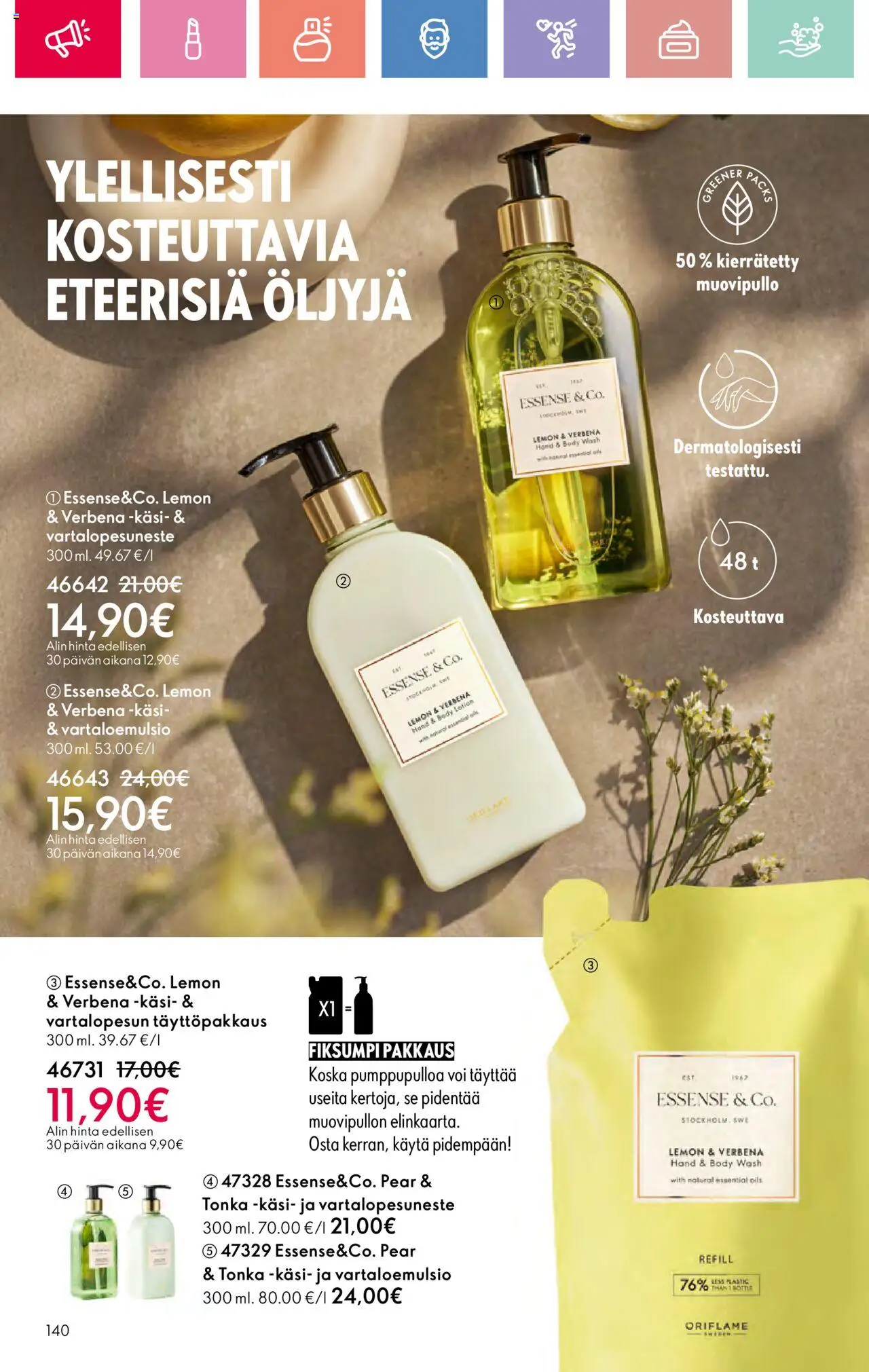 Oriflame Esite 10 - sivu 140- voimassa alkaen 13/07/2025