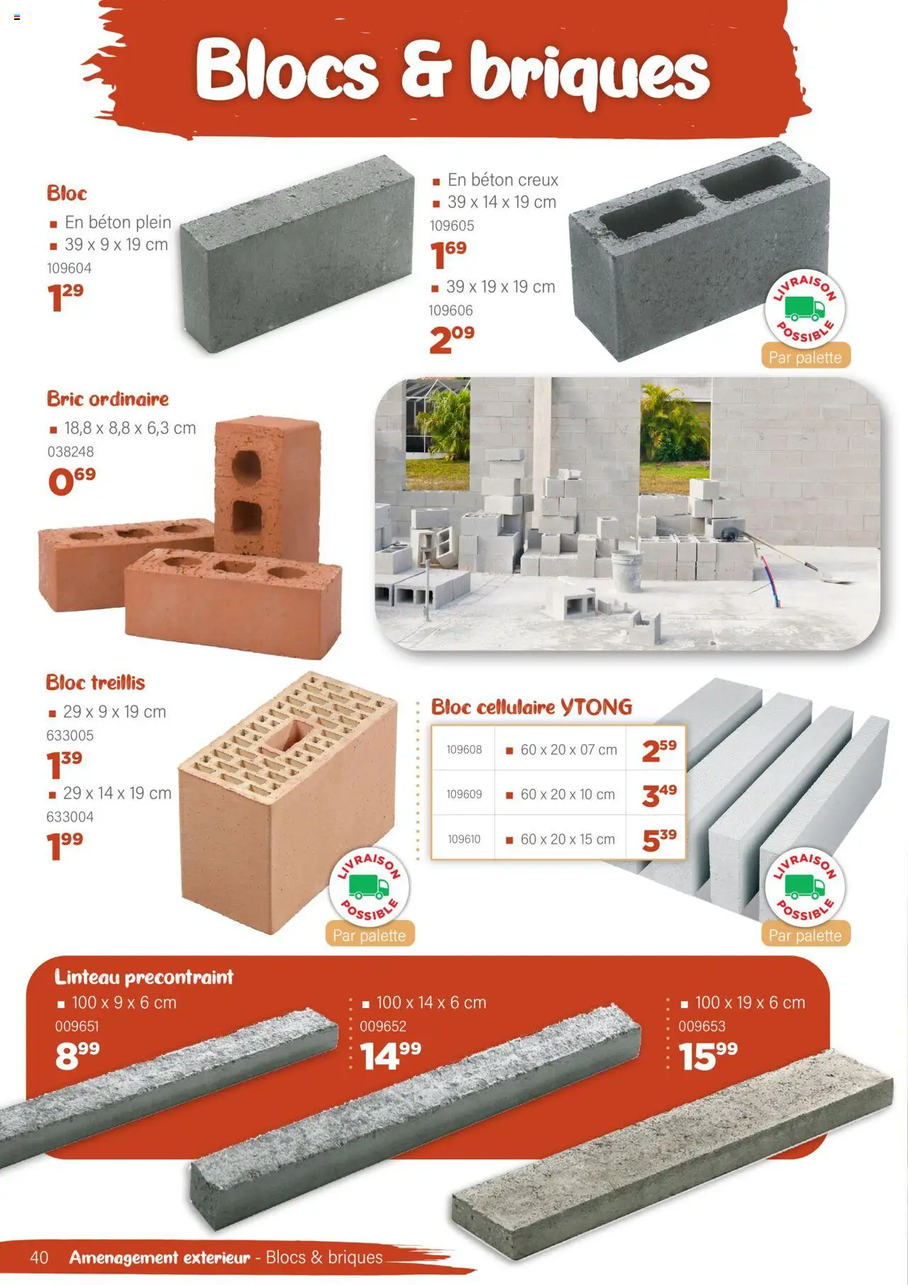 Mr Bricolage folder / publicité Grand Travaux - pagina 40- geldig vanaf 03/07/2025