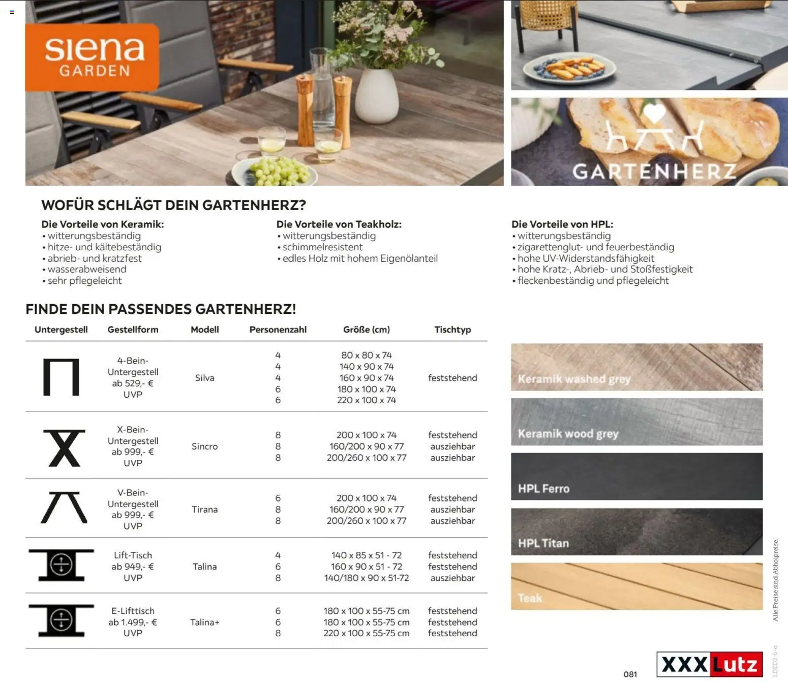 XXXL Lutz My Home Garten - Seite 81 - gültig ab 23.02.2026