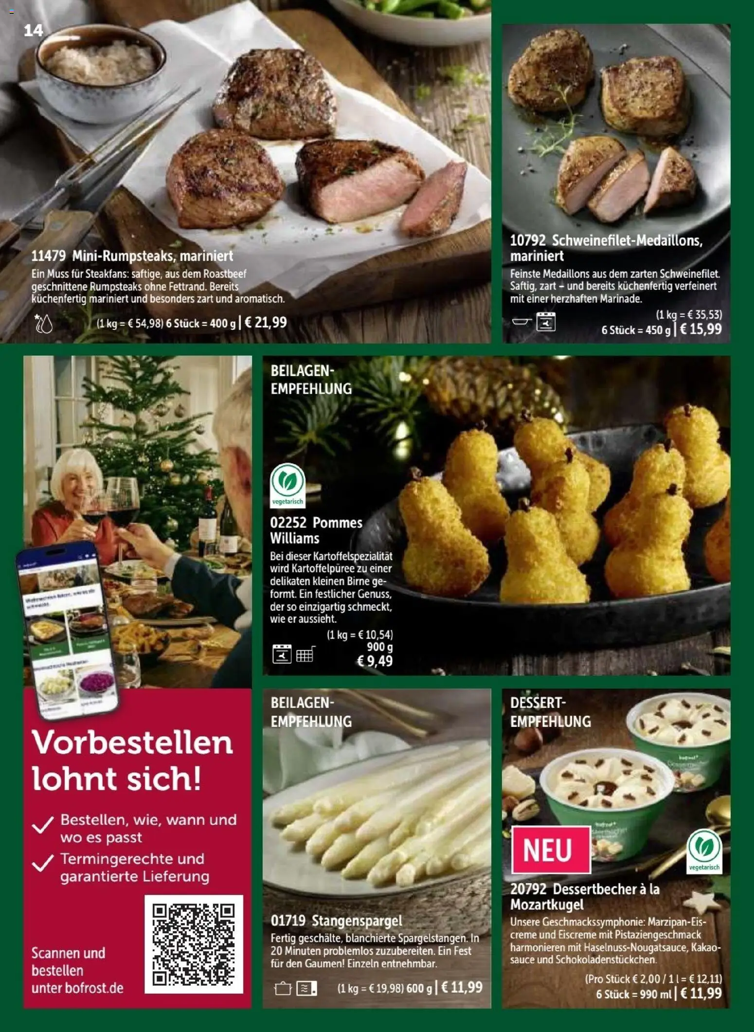 Bofrost Weihnachten 2025 - Seite 14 - gültig ab 23.10.2025