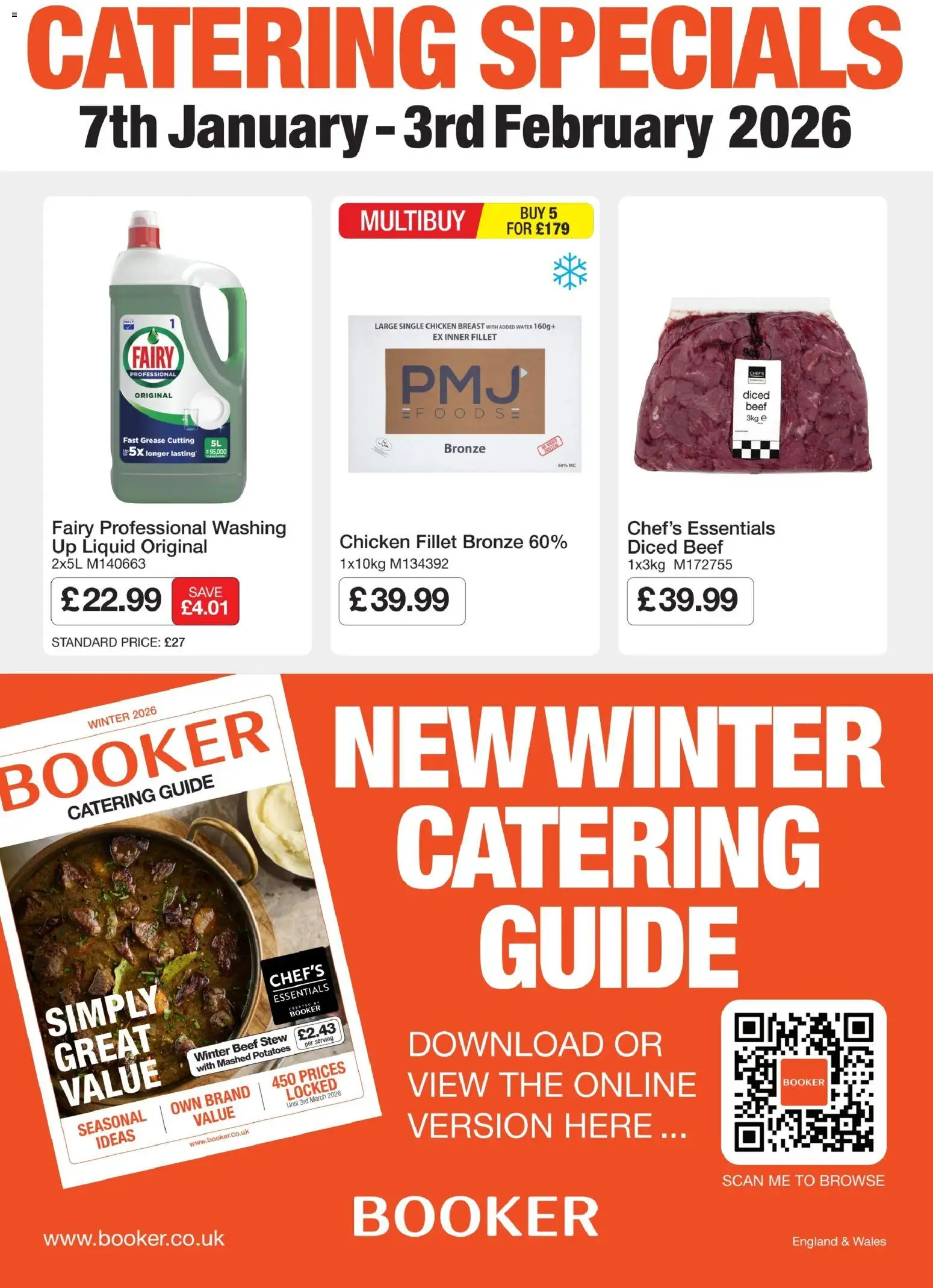 Booker Wholesale - Catering Specials - page 1- valid from 07/01/2026