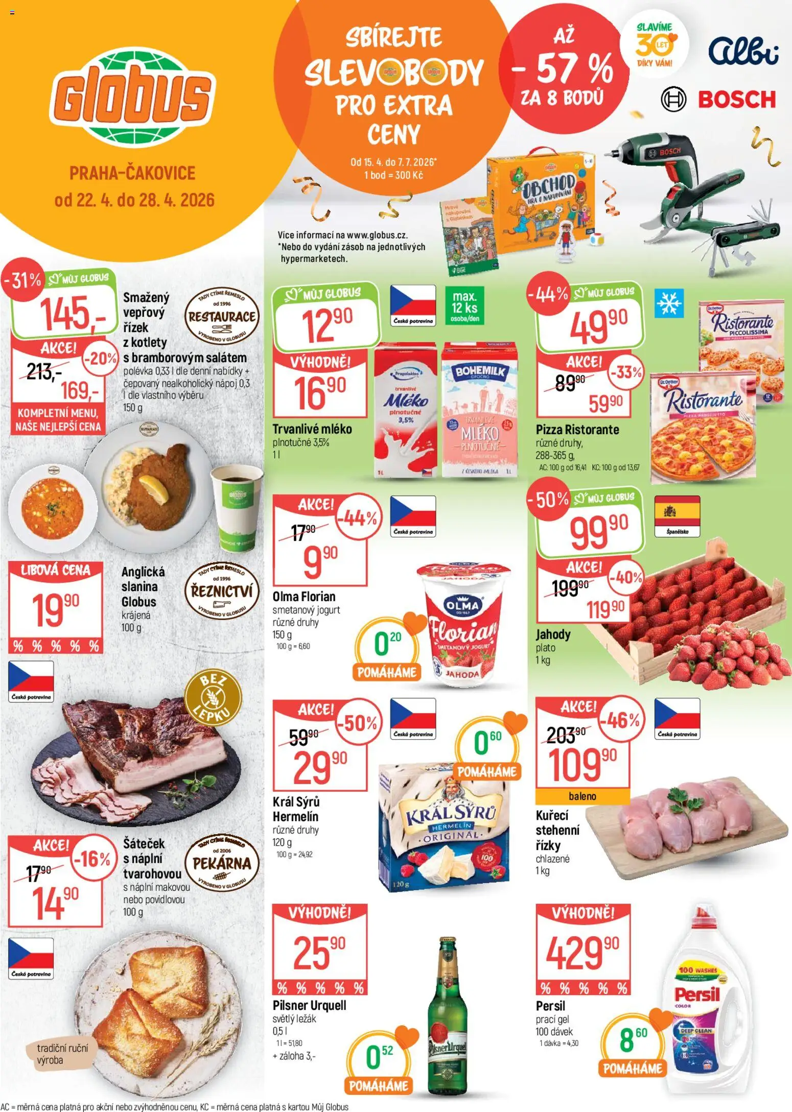 Globus leták - strana 1- platný od 22.04.2026